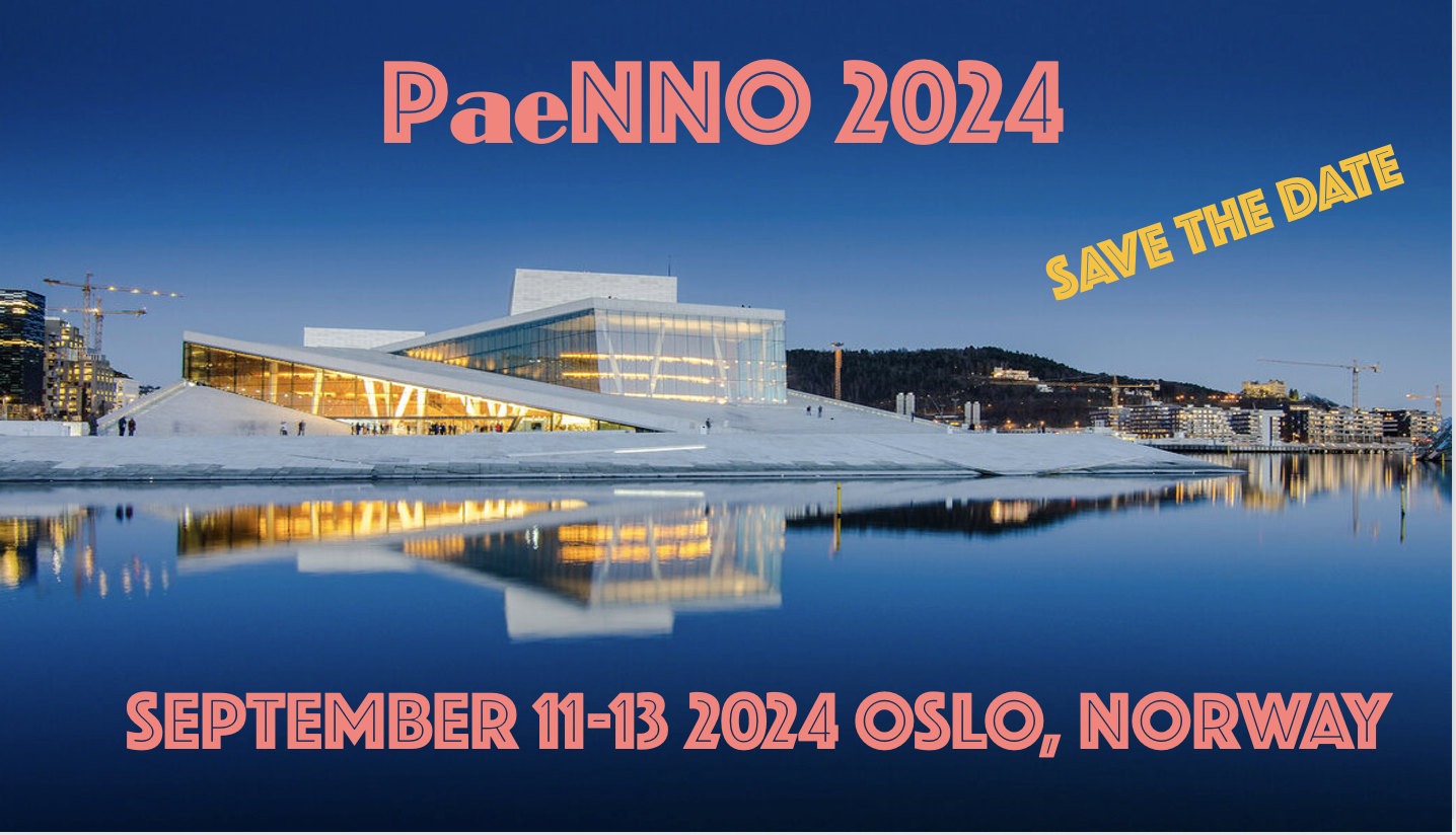 PaeNNO 2024 September 11 13 2024 Oslo Norway NOPHO   PaeNNO 2024 